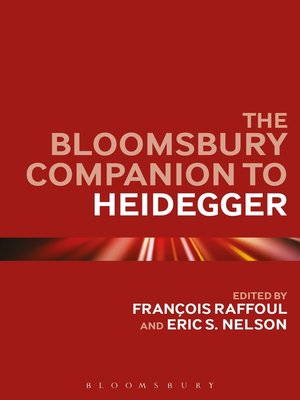 cover image of The Bloomsbury Companion to Heidegger